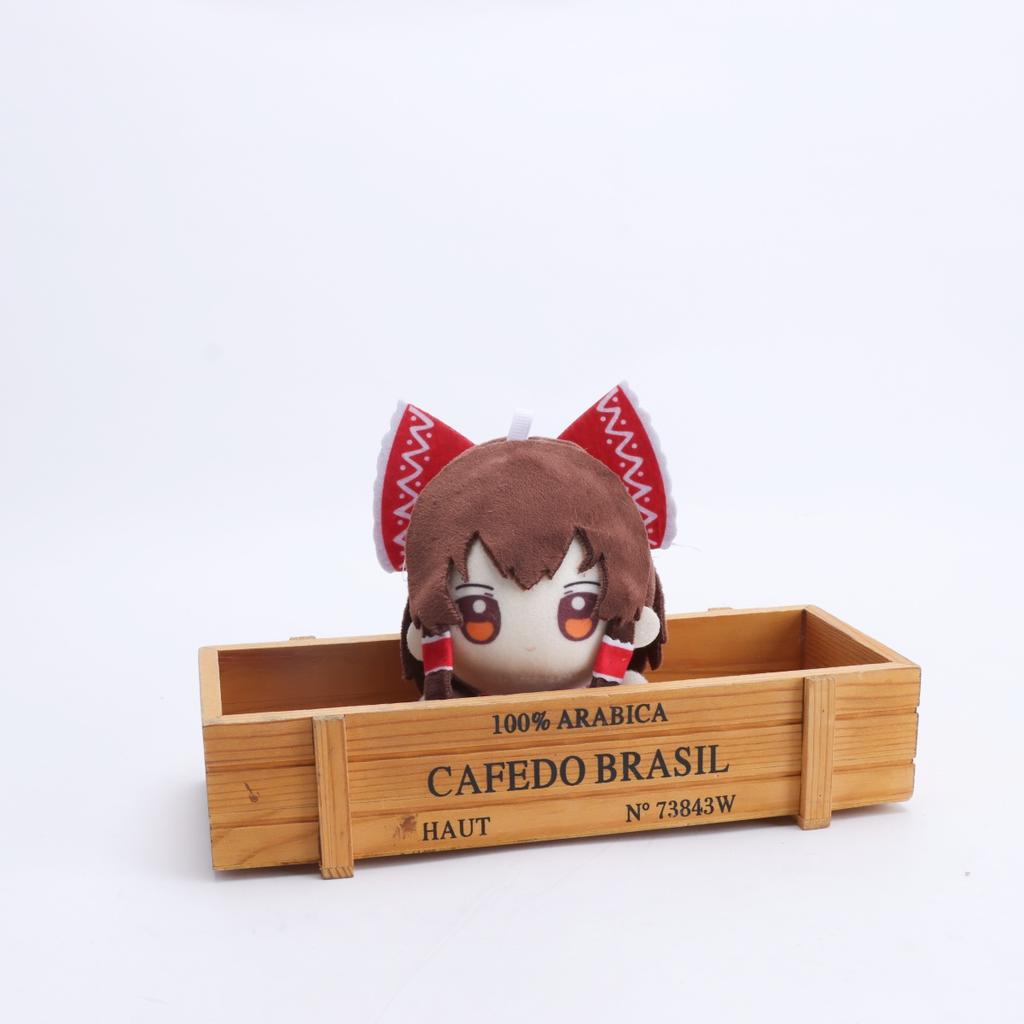 Lovely Hakurei Reimu Plush In Stock fumo×fumo TouHou Project Reimu Stuffed Doll Kawaii Gift Kid Birthday Xmas Gifts Home Decor