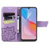 For Vivo Y21/Y21s/Y33s Anti-drop PU Leather Phone Case Imprinted Butterfly Pattern Stand Wallet Cell Phone Cover
