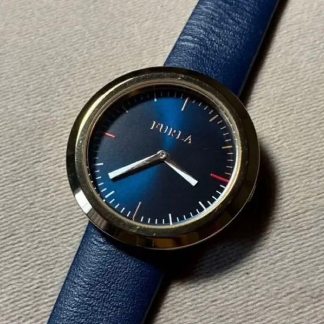 Used [In operation] FURLA ladies watch blue