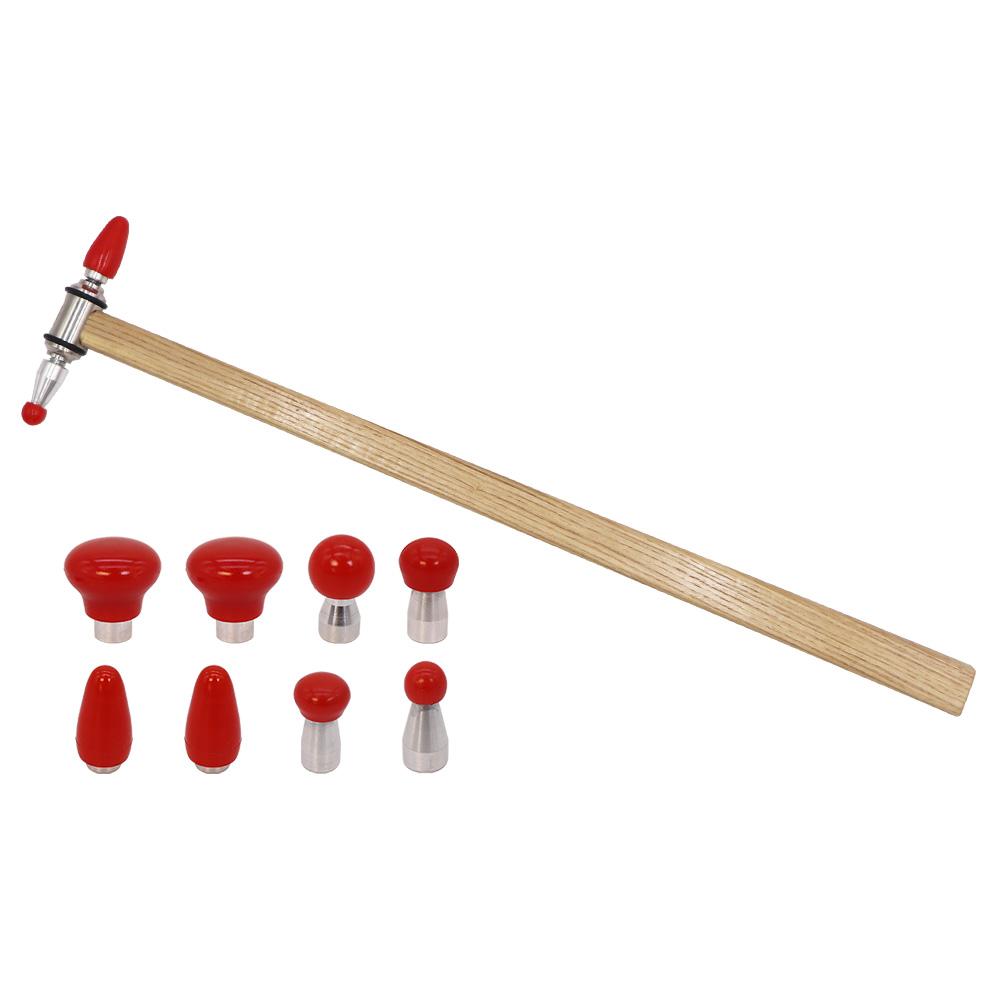 1 Set Car Body Dent Repair Hammer, Car Dent Leveling Hammer, Scratch Repair Hammer With 8PCS Dented Repair Hammer Heads