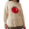 Women's 2024 Autumn/Winter Round Neck Woolen Sweater - Loose Knitwear, Long Sleeve