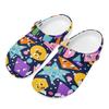 Cartoon Printed EVA Clogs Slippers Adult Unisex Lightweight Soft Slip On Casual Sandals Lightweight Soft Sole Summer Daily Wear