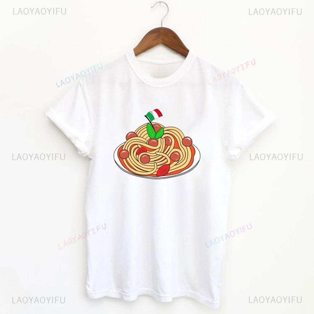 Spaghetti Shirt Funny Food Shirt Foodie T Shirt Food Humor Funny Saying TShirt Silly Tops More Spaghetti Less Upsetti