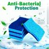 Sponge Cleaning Brush Sponges Double-Sided Scouring Pad Durable Cleaning Wipe  Kitchen