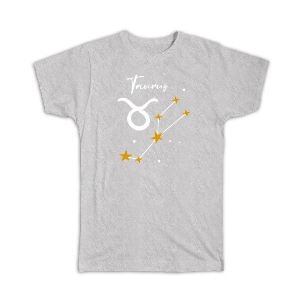 Gift T-Shirt : Taurus Constellation Zodiac Sign Astrology Horoscope Happy 4XL