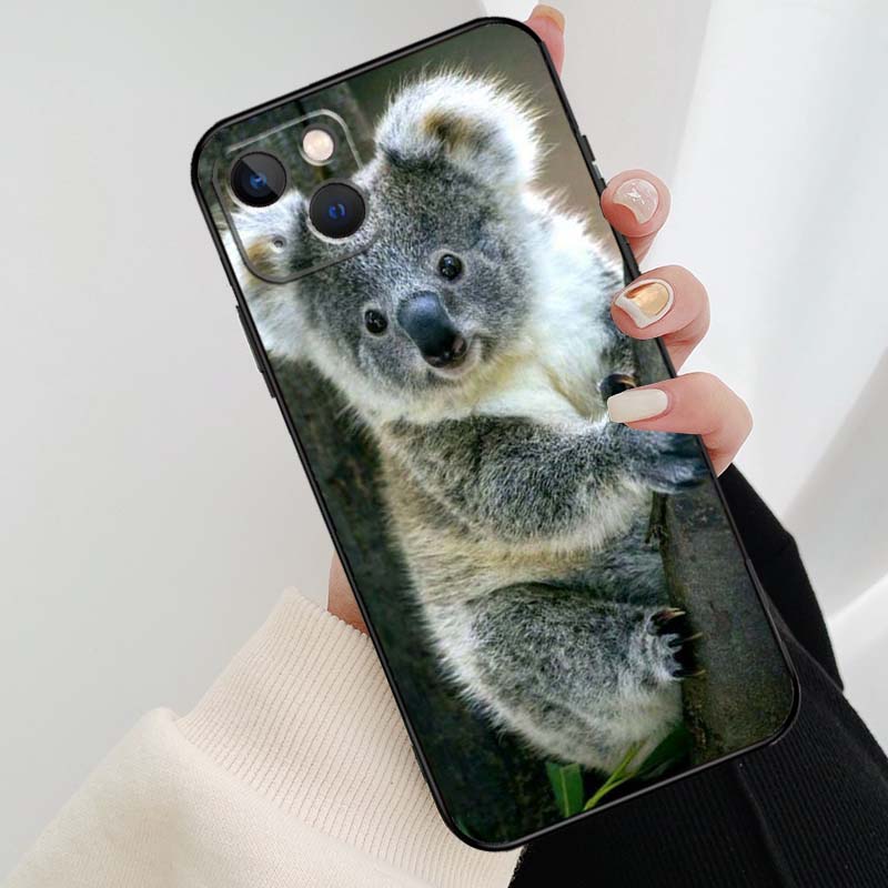 Australian Koala Phone Case For iPhone 17 Pro Max 16 15 11 13 12 14 Pro Max mini 15 16 Plus 16e 17 Air Cover