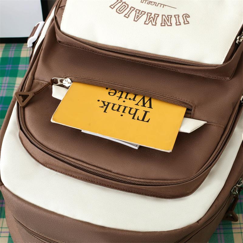 Fünfteiliges Rucksackset Kinderrucksack mit großer Kapazität für Gymnasiasten zur Reduzierung der Belastung durch den Ridge Protection-Rucksack