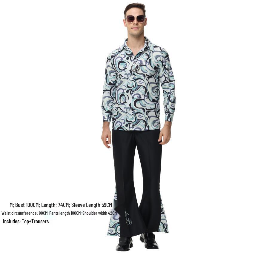 Halloween 70s Disco Hippie Costume