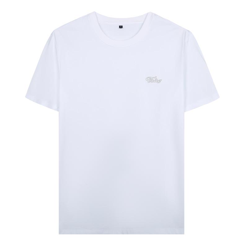 Three Proof Printed Cotton Soft T-shirt with Soft and Skin Friendly Short Sleeves 81262M0510