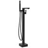 Freestanding Bathtub Faucet Stainless Steel 90 Cm