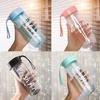 Leakproof Water Bottle Plastic Party Cup Drinking Sports Water Bottle Couple Mug for Fitness, Gym, Outdoor, Travel