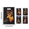 10PCS Mixed Golden Elk Christmas Series Party Gift Tote Bag OPP Glitter Gift Bag Candy Bag Plastic Gift Return Bag