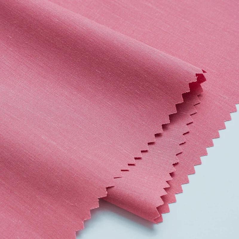 Plain Combed Cotton Fabric Poplin for Clothes Shirt Dresses Sewing High-grade Smooth Skirts Cloth Thin Anti-wrinkle
