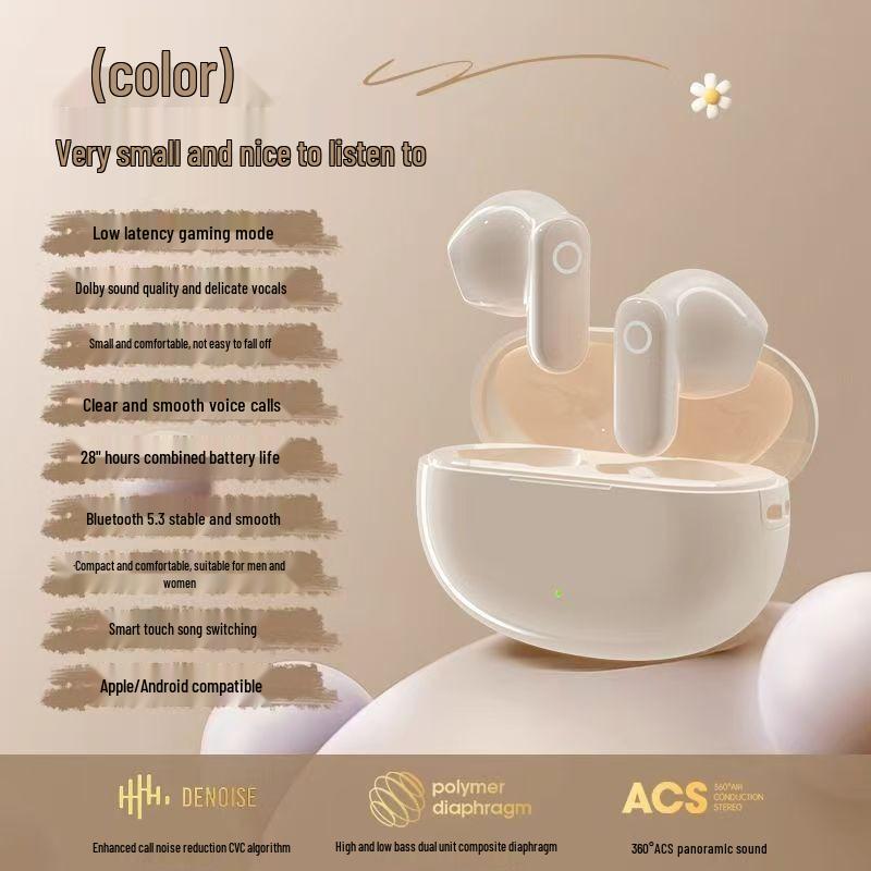 2026 New Model Wireless Bluetooth In-Ear Earbuds: High-Quality Sound, Long Battery Life, Comfortable Fit, Portable, Universal Touch.
