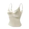 Damen Nahtloses Nude Camisole aus Maulbeerseide – Bequem, Hautfreundlich, Lang, Atmungsaktiv, Einfaches Westchen