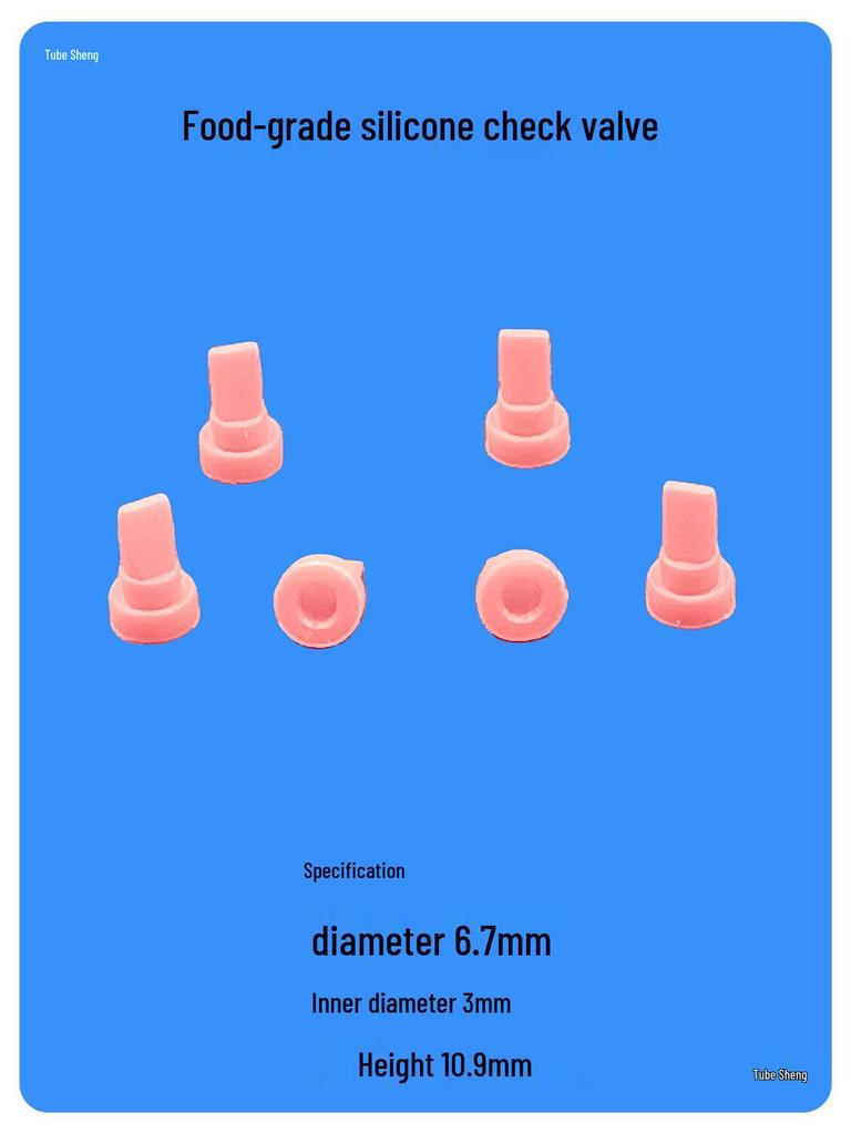Silicone Duckbill One-Way Check Valve and Backflow Preventer