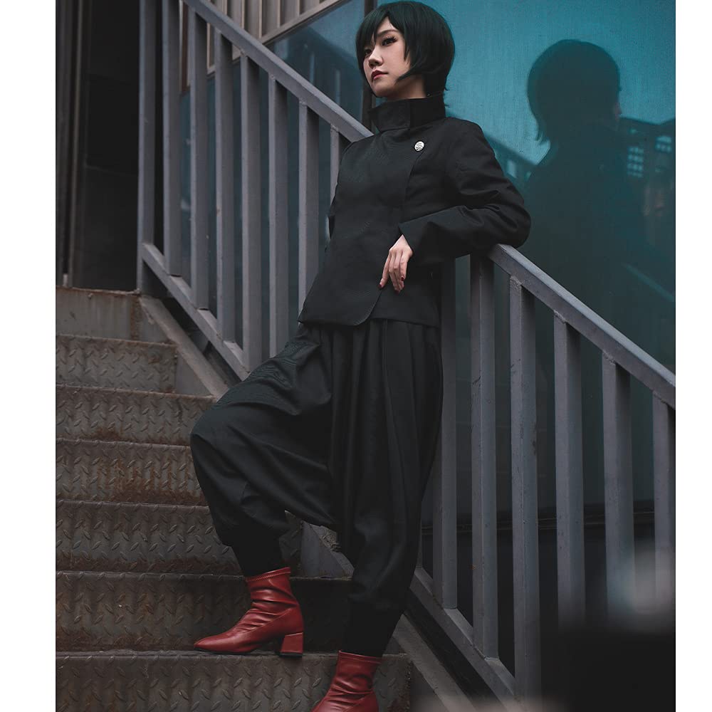 [NB] NANAJP Zen'in Mai Cosplay Costume with Wig, Zen'in Mai, Jujutsu Kaisen, Unisex, Halloween, Event, Christmas (Zen'in Mai + Wig, Size XL)