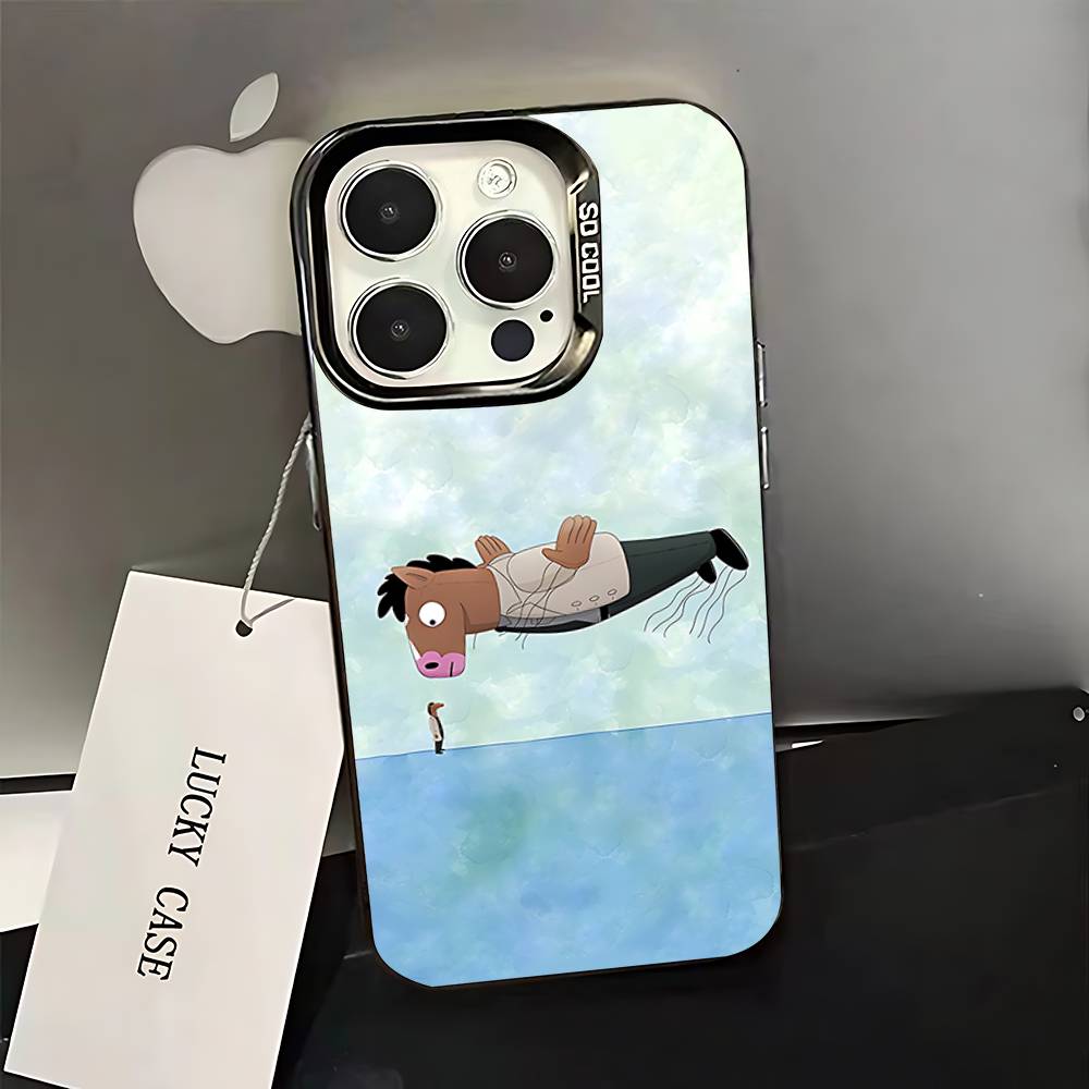 

Cool B-BoJack Horseman Phone Case For iPhone 17,16,15,14,13,12,11,Pro,Max,Plus,E,Air,Mini Black Tpu IMD Cover iPhone16pro