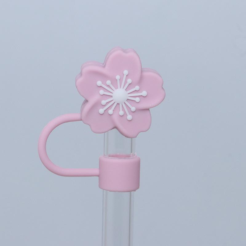 10mm Thick Cartoon Begonia Flower Straw Cap Dust Cover