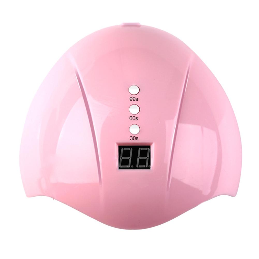 

УФ-сушилка, польский гель, 36 Вт, умная лампа для ногтей, маникюрный аппарат для фототерапии розовый