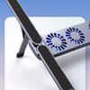 Portable Multiple Angled Laptop Coolers Silents Cooling Fan Foldable Tablets Holder For 10-17inch Devices