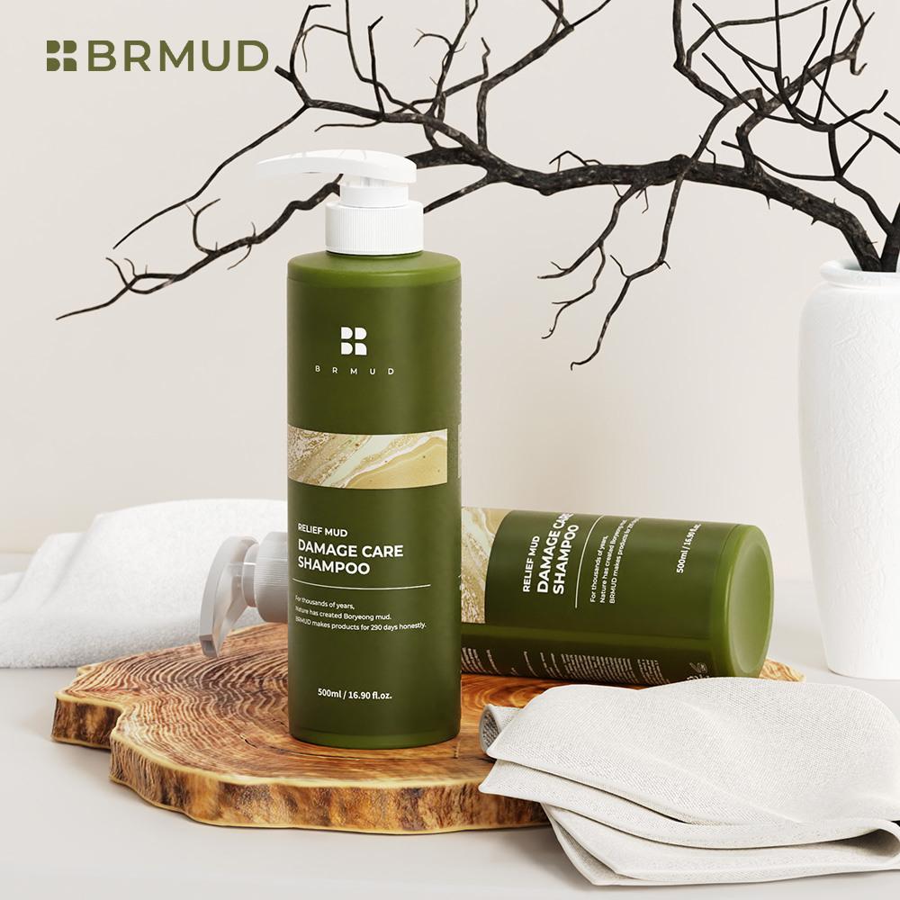 BRMUD Relief Mud Damage Care Shampoo 500ml