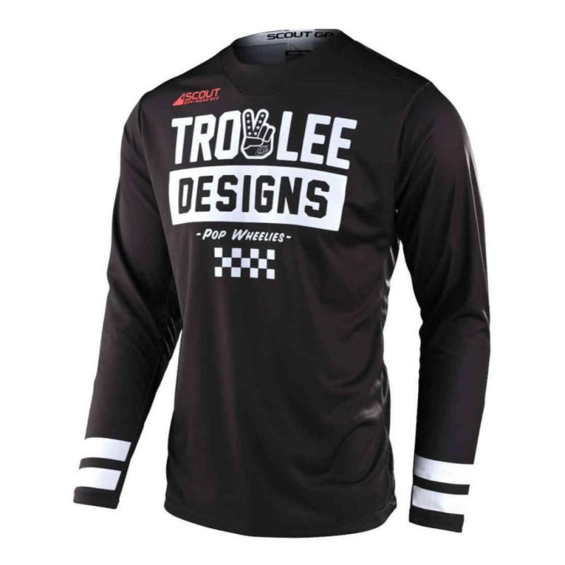 TROYLEE Downhill Clothes Breathable Quick-dry Mountain Cross-country Cycling Long-sleeved T-shirt Bicycle XXS