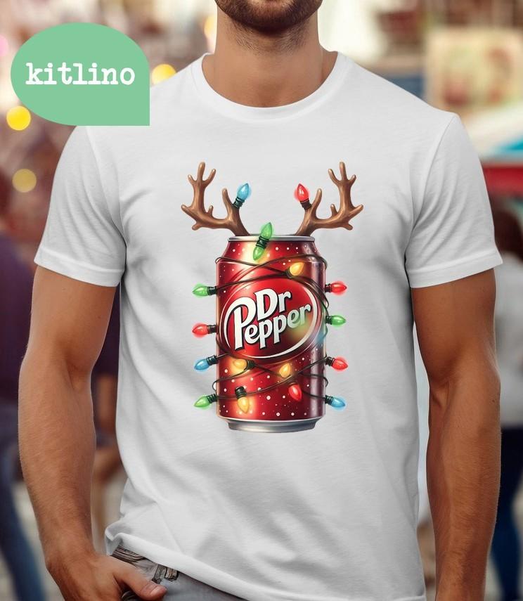 Рождественская футболка Dr Pepper  F87292 Унисекс XXXXL