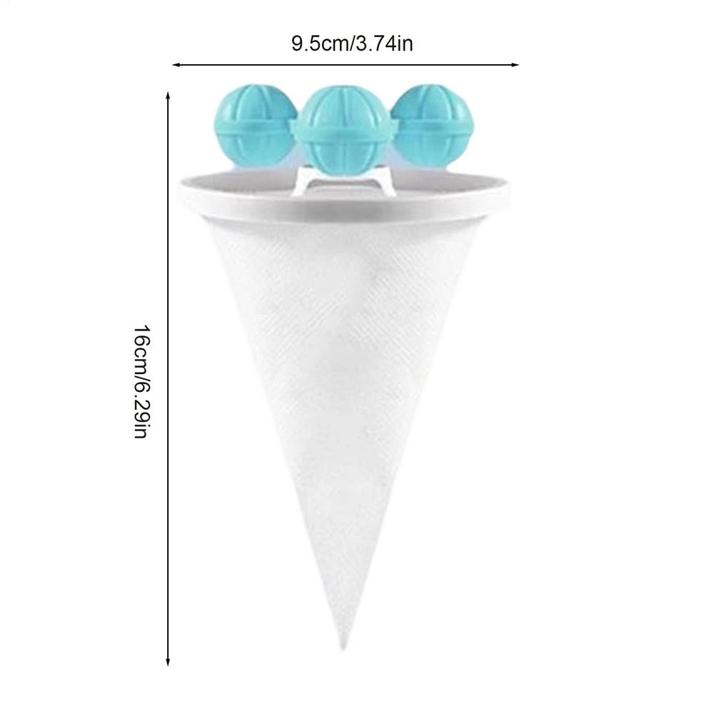 

3Pcs Washing Machine Filter Net Floating Lint Filter Mesh Bag Reusable Pet Hair Catcher Remover Laundry Cleaning Tool