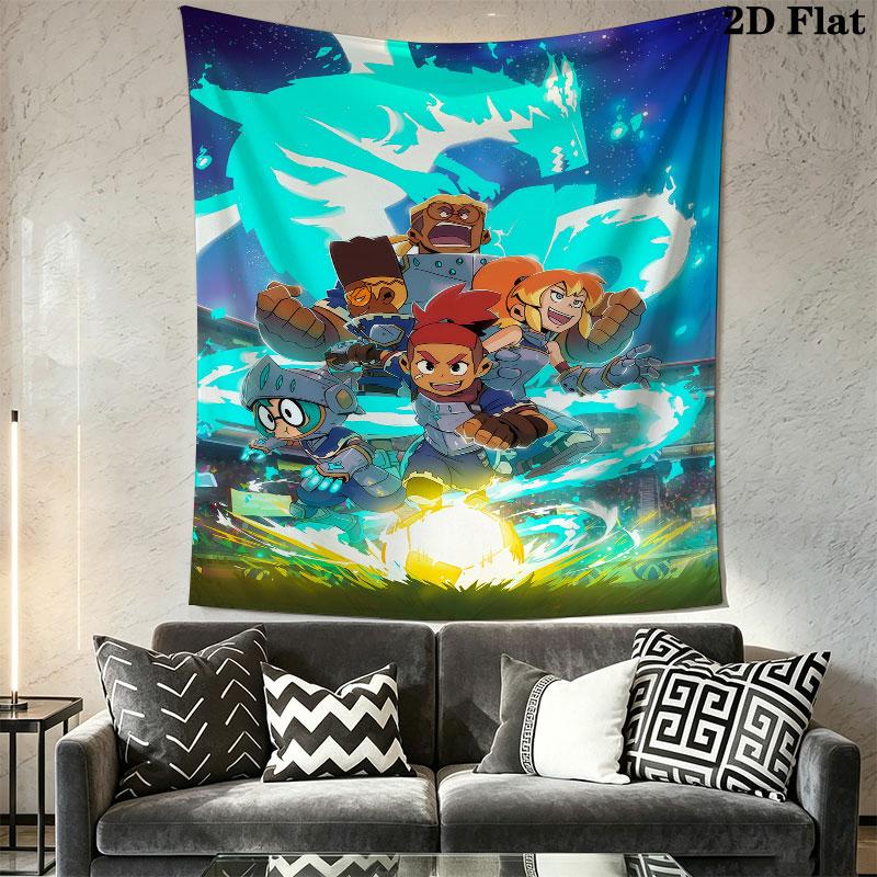 Dragon Striker Wall Hanging Printed Fabric Blanket Decorative Tapestries for Bedroom Living Room Home Decor