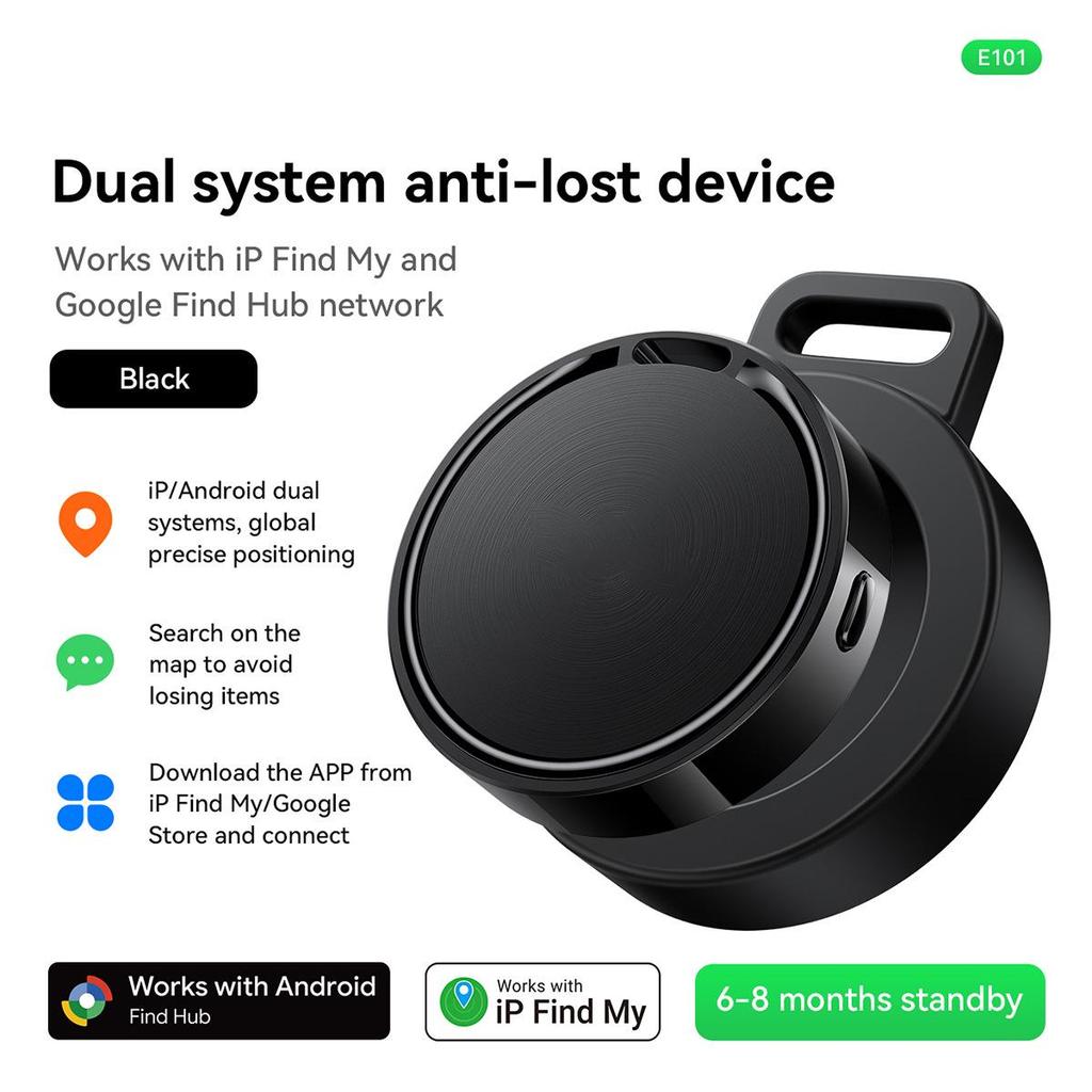 E91 Airtag Pet Anti-Lost Global Positioning Keychain for Apple Devices