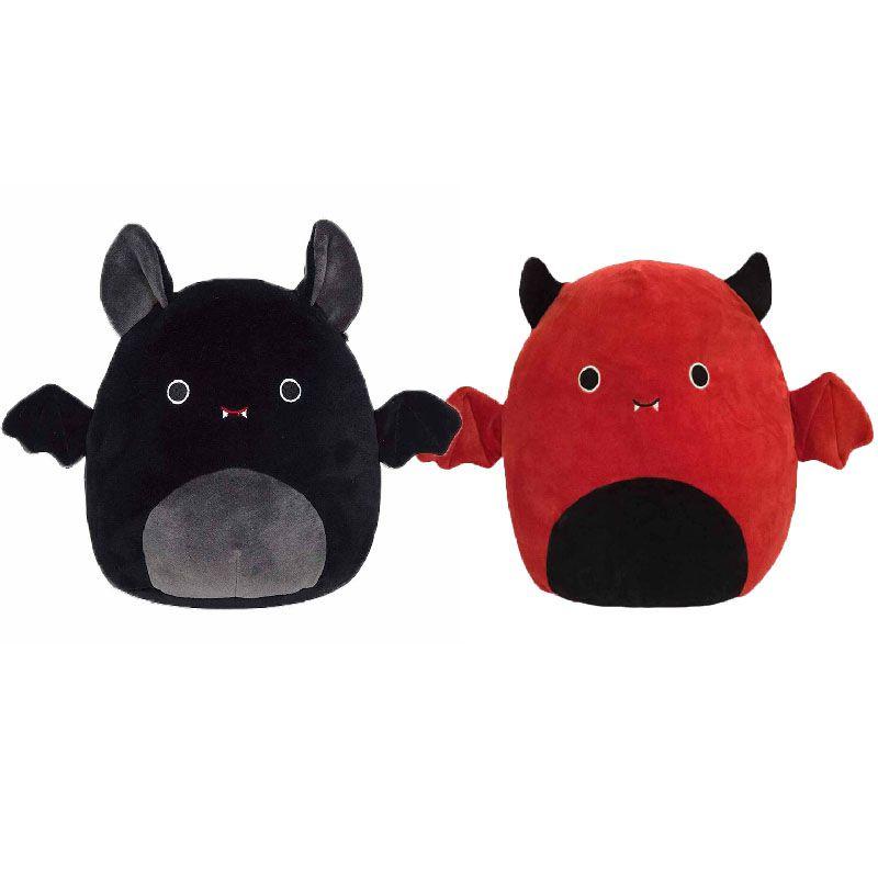 Adorable Halloween Devil Bat Plush Toy Soft And Cuddly Stuffed Cartoon Doll For Kids