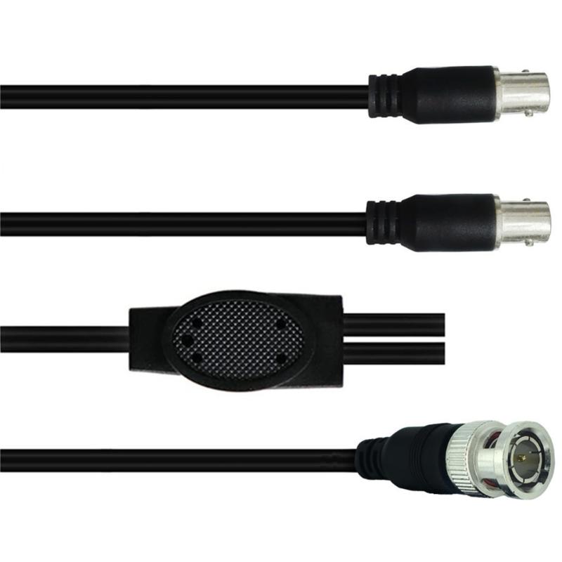 Koaxialkabel BNC Stecker auf Buchse/Buchse auf Buchse BNC 1 auf 2 Verbinderkabel Splitterkabel