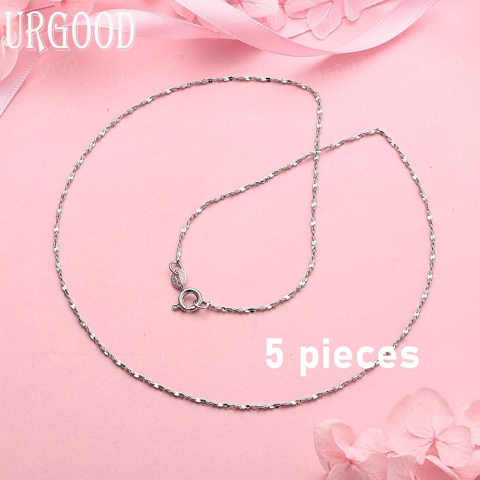 925 Sterling Silver Gift Fashion Necklace Wedding Jewelry