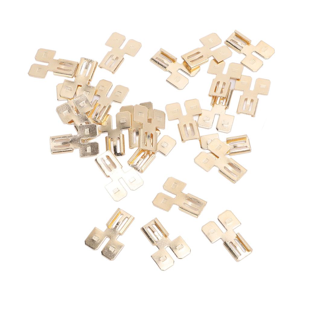 Doppelter Huckepack-Flachsteckverbinder-Satz Schnellverbinder Nicht isoliert Auto Elektrik 2-Wege-Draht