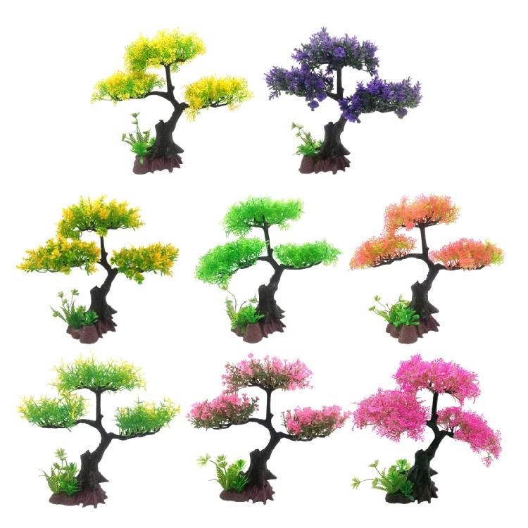 Artificial Tree Ornaments Nontoxic Plant Aquascapes Beautiful Water Plant Landscaping Aquariums Accessories