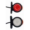 1 Pair Truck Side Marker Light Rear Brake Stop Lights Universal for Trailer Replacement Side Marker Indicator Lamps