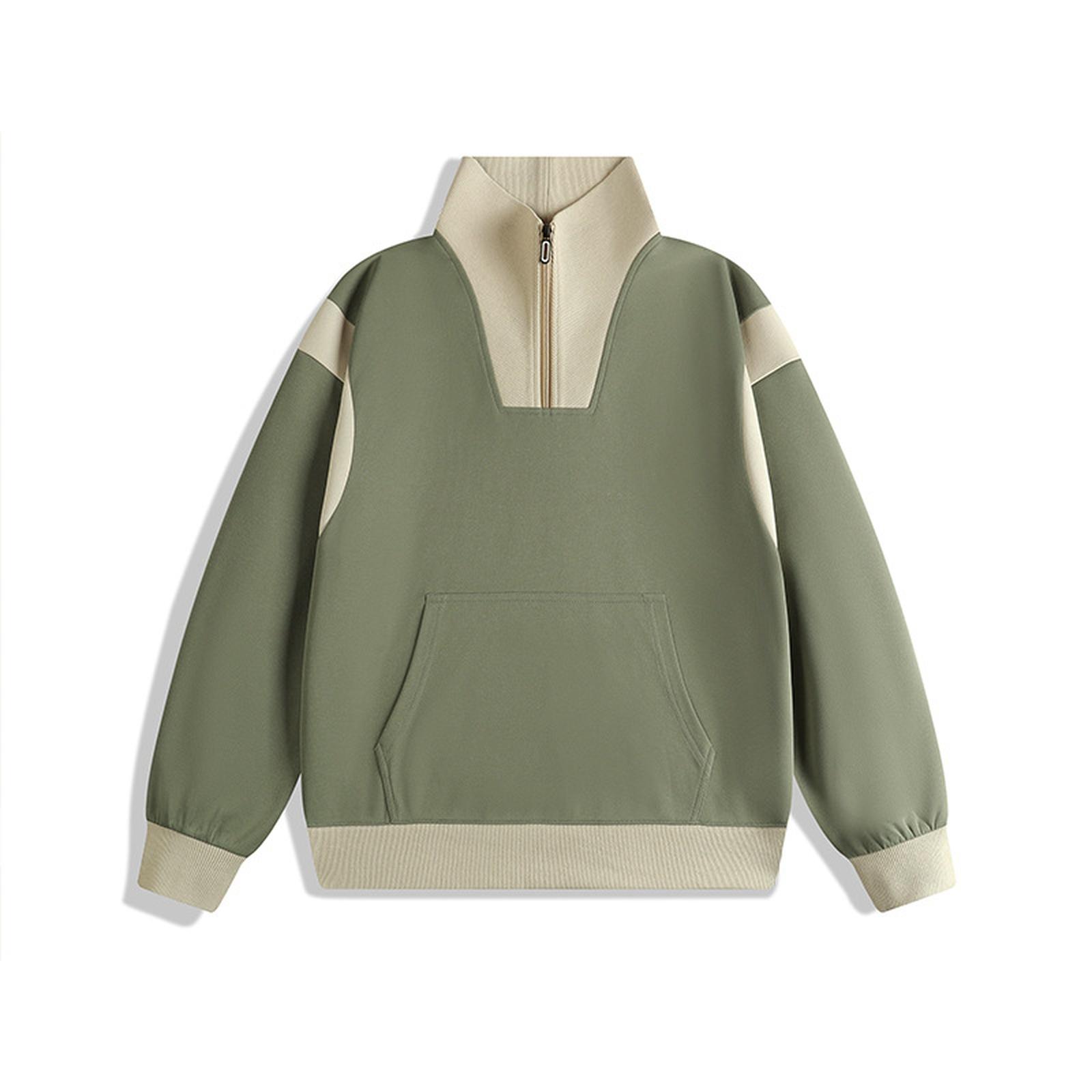 

Новая Мода Спортивная Толстовка в Полоску Цветная Лоскутная Футболка с Длинным Рукавом Мужская и Женская Свободная Повседневная Толстовка на Молнии со Стойкой XXL