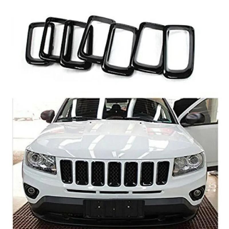 Powerful Automobile 7 Pcs Front Grille Erts 68109865AA For Jeep Compass 2011-2016 Jeep Parts