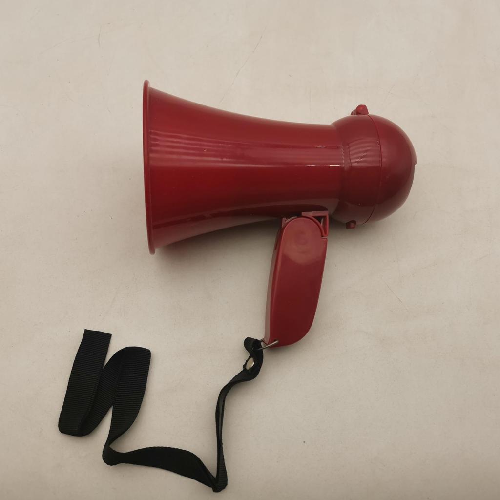 Compact Handheld Megaphone for Cheerleading with Voice Recording and Battery-Powered Amplification