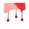 Coat Hook Design Flowing Paint Blue Coat Rack