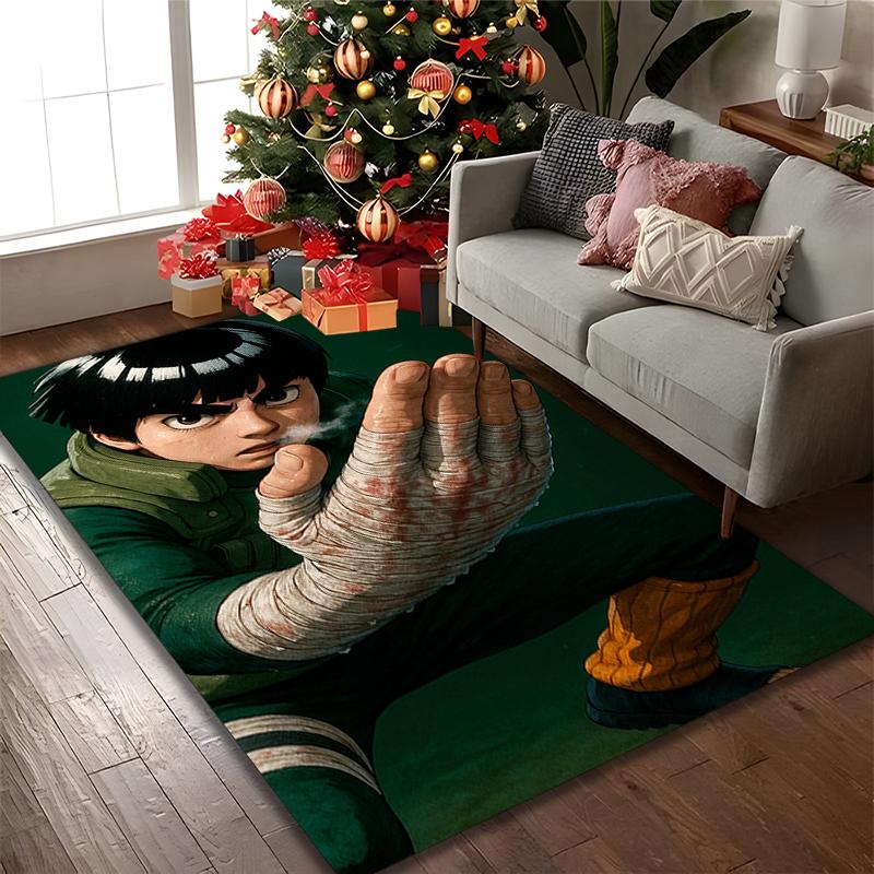 [naruto Printed Carpet] Non-slip Office Rug, Cozy Area Carprt for Living Room Use, Soft Home Sofa Chair Mat