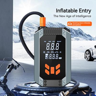 Bezdrátová mini pumpa na kolo 150 PSI Elektrická pumpa na pneumatiky pro auto, motocykl, jízdní kolo, míče a další s digitálním manometrem