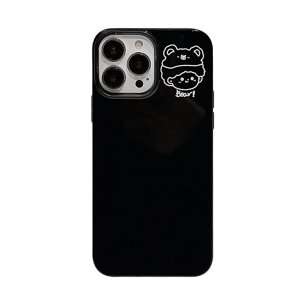 Couple Suitable for Iphone16 Apple 15pro Max Mobile Phone Case 11/Xs Glossy 8p Silicone 14 Couple 12 Soft