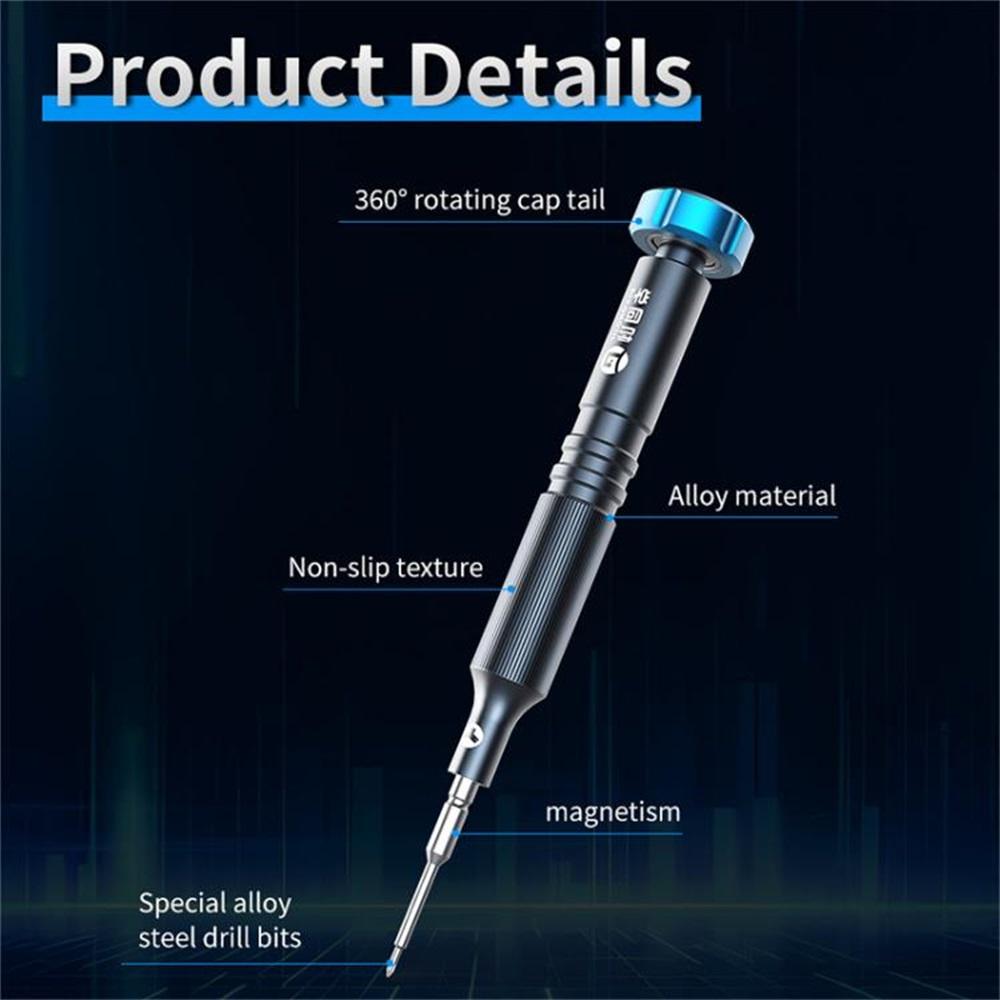 JITONGXUE JT-87 S2 Staal Antislip Precisieschroevendraaier voor Elektronica Reparatie