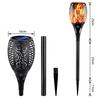 Solar Powered Flame Effect Lawn Light