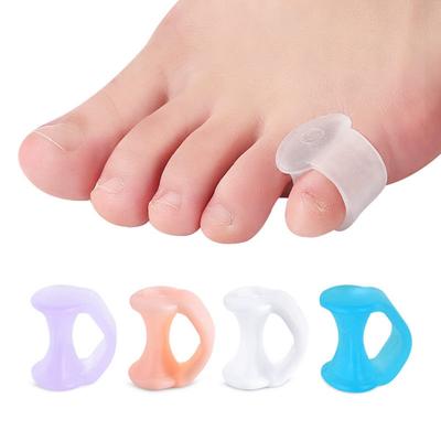 2pairs Spreader Silicone Gel For Pedicure Toe Valgus Corrector Toe Orthopedic Products Toe Separator Straightener Finger Protector