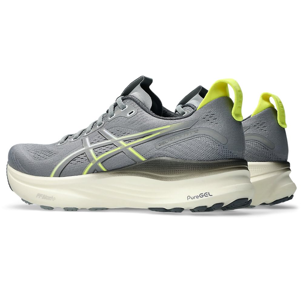 Asics Oficiální obchod Exkluzivní 32 Běžecké Velikosti Bot GEL-KAYANO, Pánské, 27.5, 2E, GRAVEL/CITRON