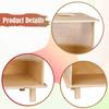 Hamster Hideout Box Wooden Sand Bath Sturdy Transparent Digging Accessory for Things for Hamster Playground
