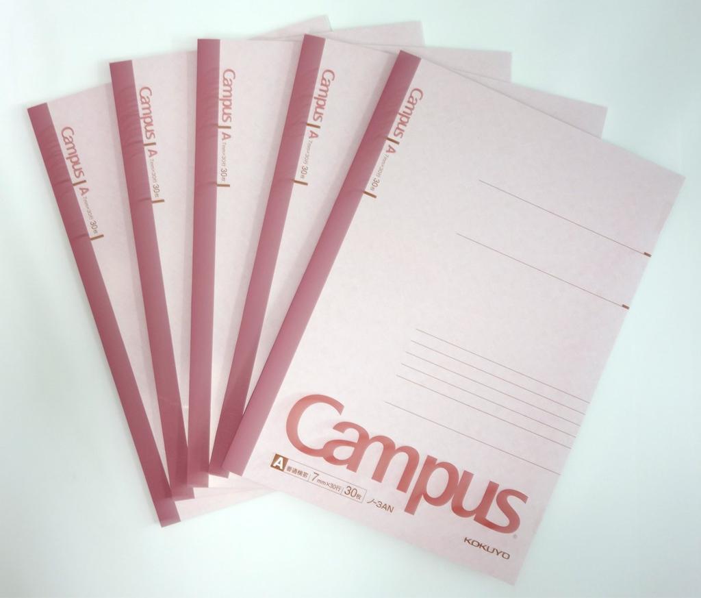 KOKUYO Campus Anteckningsblock paket x 5 S&T A-linjerat 5-häfte No-3AN